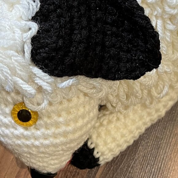 NEW Hand Crocheted Hand Knitted, Stuffed Puppy Dog - White Poodle - Picture 8 of 10